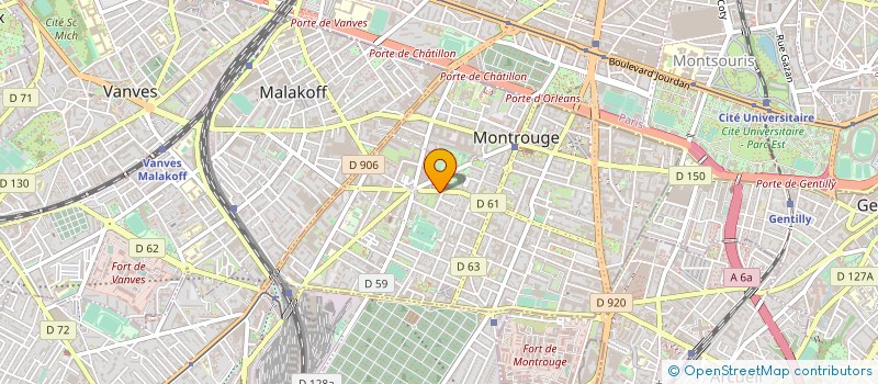 localisation de l'entreprise MAISON CONFORT  MONTROUGE
