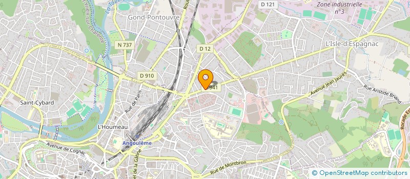 localisation de l'entreprise MAISON CONFORT à ANGOULEME