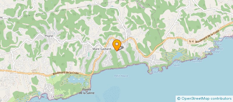 localisation de l'entreprise MAISON CONFORT  LE GOSIER