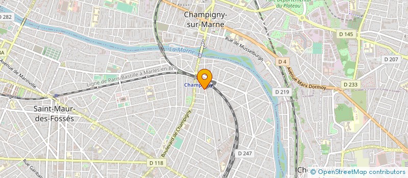 localisation de l'entreprise MAISON CONSTANT à SAINT-MAUR-DES-FOSSES