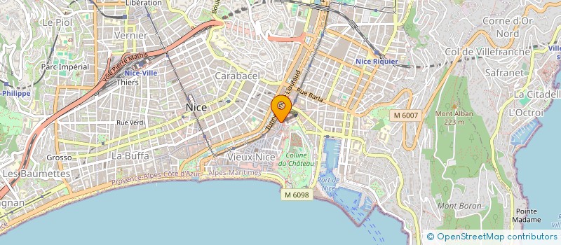 localisation de l'entreprise MAISON CONSTANT DAO CALMET SUCCESSEURS  NICE