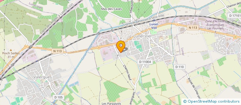 localisation de l'entreprise MAISON CONSTRUCTION MENUISERIES  LUNEL-VIEL