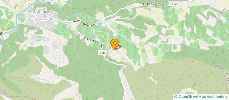 localisation de l'entreprise MAISON CONTEMPORAINE ET PROVENCALE  GRAMBOIS