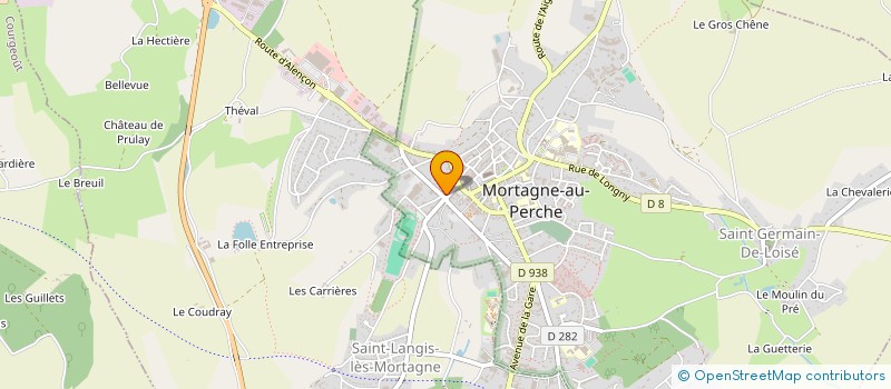 localisation de l'entreprise MAISON COQ à MORTAGNE-AU-PERCHE