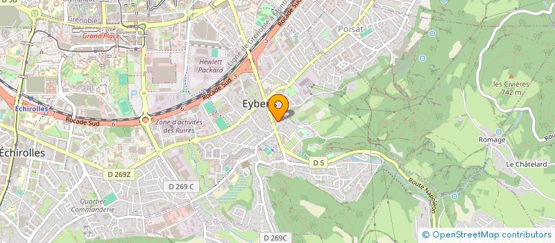 localisation de l'entreprise MAISON COQUET  EYBENS