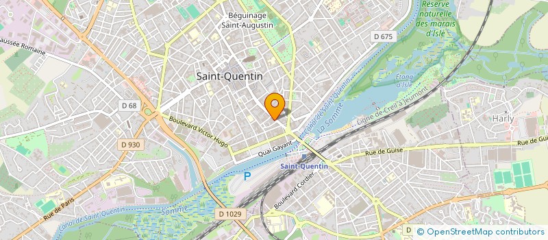 localisation de l'entreprise MAISON COSY à SAINT-QUENTIN