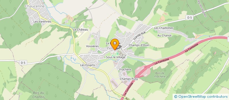 localisation de l'entreprise MAISON COTTIN à EMAGNY