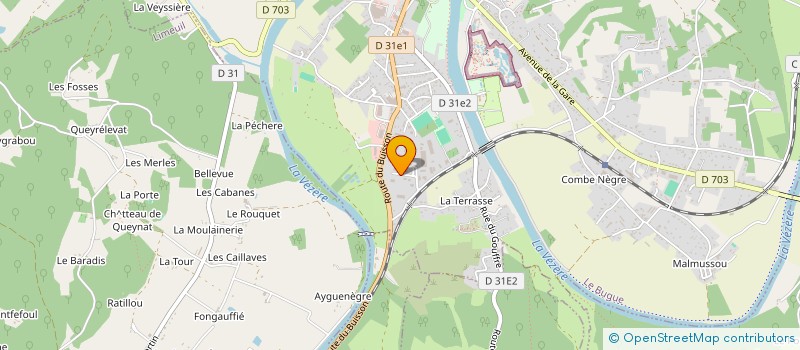 localisation de l'entreprise MAISON COUDEYRAT à LE BUGUE