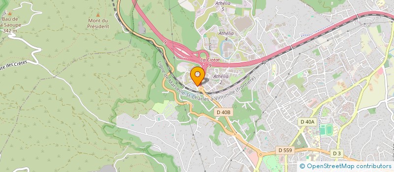 localisation de l'entreprise MAISON CRAQUELIN  LA CIOTAT