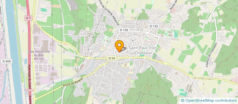 localisation de l'entreprise MAISON CREA  SAINT-PAUL-TROIS-CHATEAUX