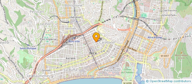 localisation de l'entreprise MAISON CREATEURS à NICE