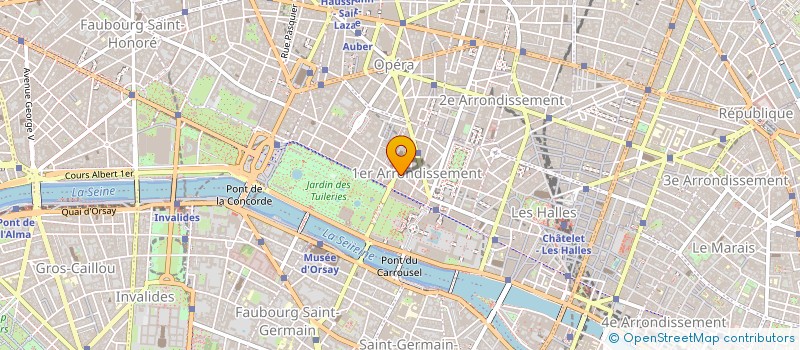 localisation de l'entreprise MAISON CRIVELLI à PARIS