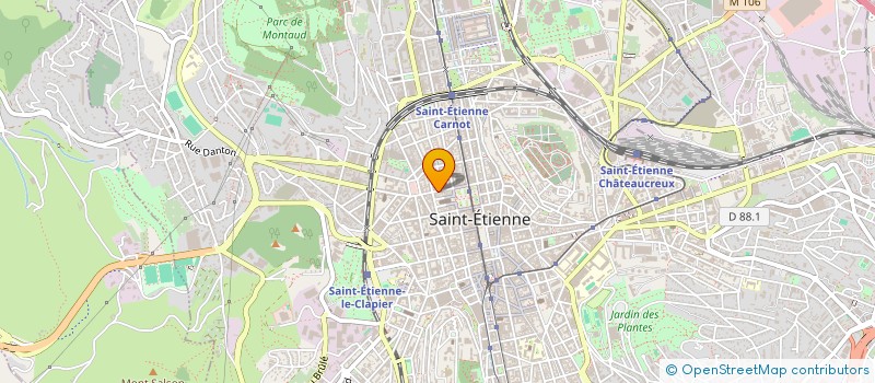 localisation de l'entreprise MAISON CROS PECRESSE à SAINT-ETIENNE
