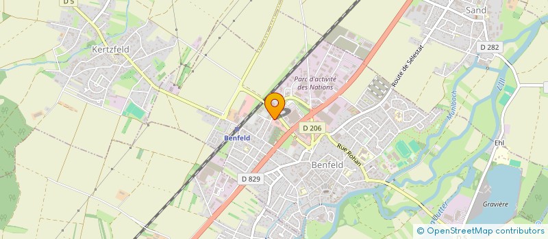 localisation de l'entreprise MAISON CROVISIER ENERGIE  BENFELD