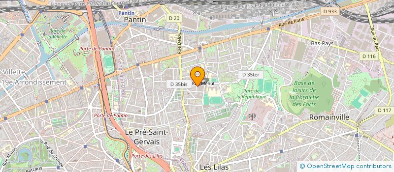 localisation de l'entreprise MAISON CUI CUI  PANTIN