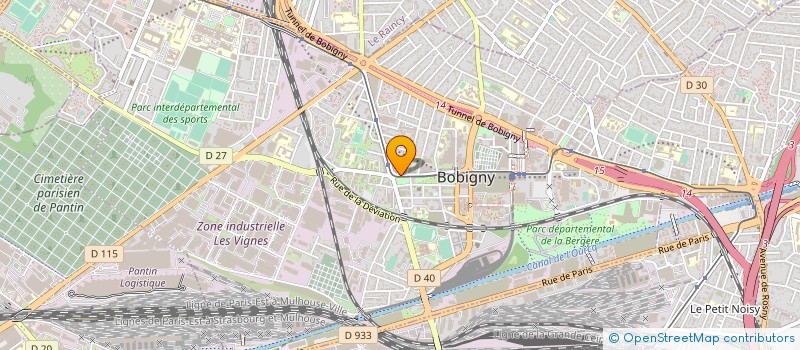 localisation de l'entreprise MAISON CULTURE SAINT DENIS à BOBIGNY