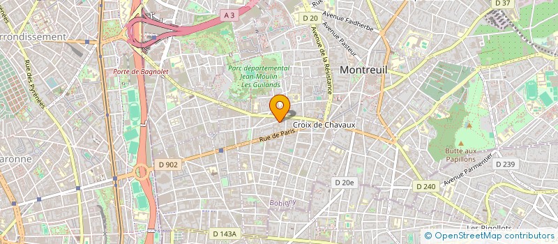 localisation de l'entreprise MAISON CULTURELLE FRANCO-SYRIENNE DE MONTREUIL à MONTREUIL
