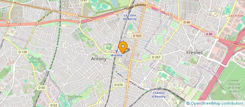 localisation de l'entreprise MAISON D ACCUEIL AGEF PTT PAYS DE BRIVE à ANTONY