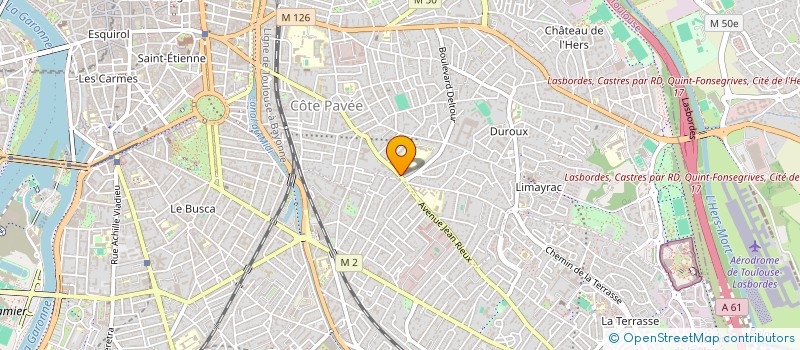 localisation de l'entreprise MAISON D ACCUEIL DE TOULOUSE à TOULOUSE