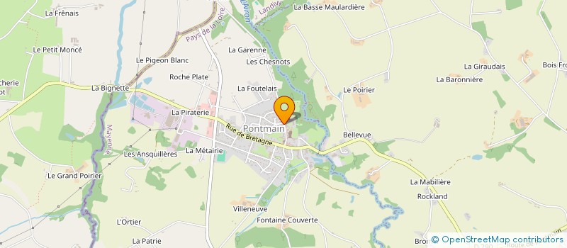 localisation de l'entreprise MAISON D ACCUEIL DES PELERINS  PONTMAIN