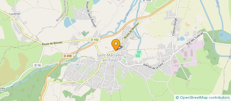 localisation de l'entreprise MAISON D ACCUEIL FAMILIAL à SAINT-MARCELLIN-EN-FOREZ