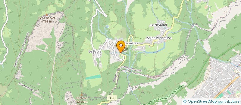 localisation de l'entreprise MAISON D ACCUEIL L ETANG N DAME  PLATEAU-DES-PETITES-ROCHES