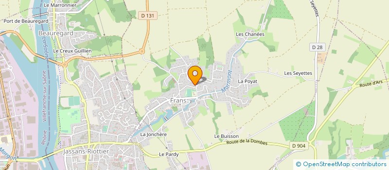 localisation de l'entreprise MAISON D'ACCUEIL LA PROVIDENCE à ARS-SUR-FORMANS