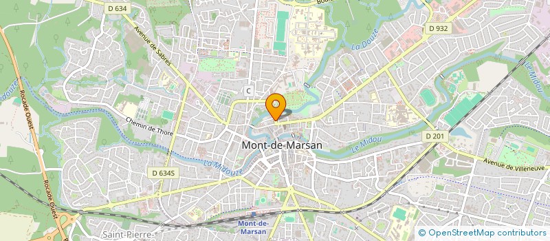 localisation de l'entreprise MAISON D'ACCUEIL LANDAISE DES FAMILLES D'HOSPITALISES à MONT-DE-MARSAN