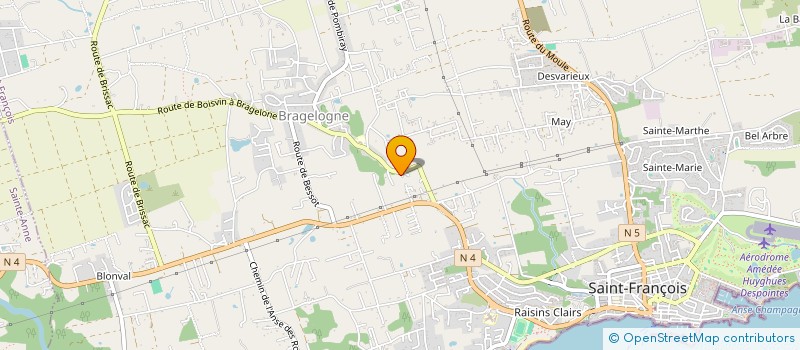 localisation de l'entreprise MAISON D'ACCUEIL POUR JEUNES ET ADULTES (MAPJA) à SAINT-FRANCOIS