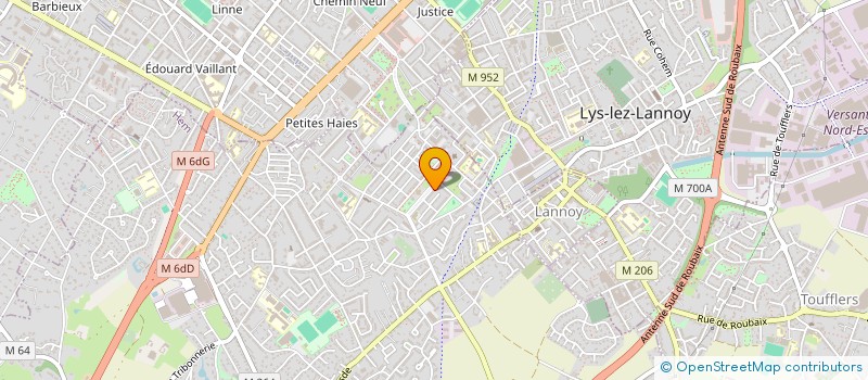 localisation de l'entreprise MAISON D ACCUEIL POUR TOUS  HEM