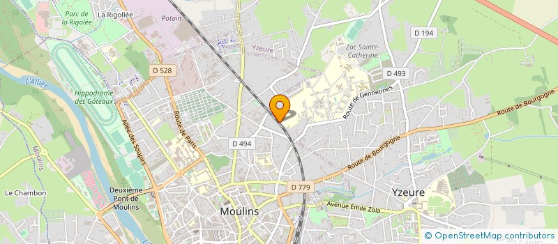 localisation de l'entreprise MAISON D'ACCUEIL SPECIALISEE à YZEURE