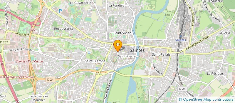 localisation de l'entreprise MAISON D ACCUEIL STE MARIE PROVIDENC à SAINTES
