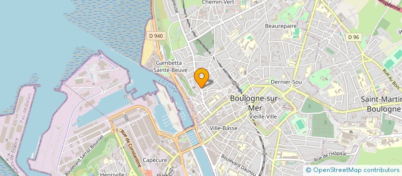 localisation de l'entreprise MAISON D'ACTIVITE PHYSIQUE ADAPTEE A LA SANTE DE LA COTE D'OPALE à BOULOGNE-SUR-MER