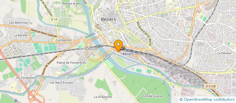localisation de l'entreprise MAISON D'ACTIVITES TI DOUDOUS à BEZIERS