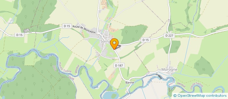 localisation de l'entreprise MAISON D'ADELE  SORNAY