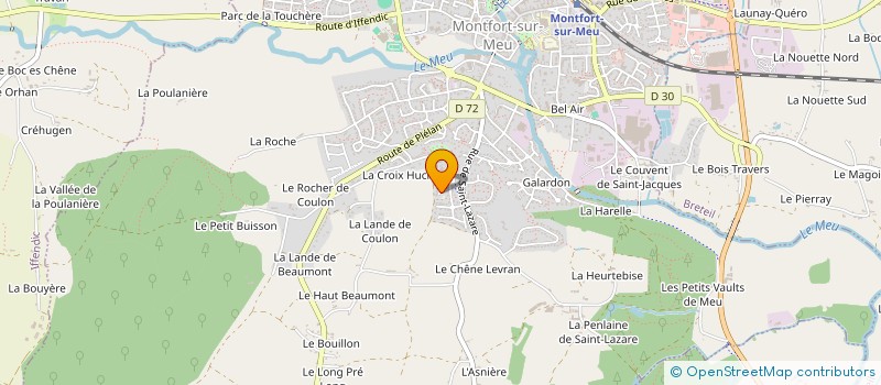 localisation de l'entreprise MAISON D ADELE  MONTFORT-SUR-MEU