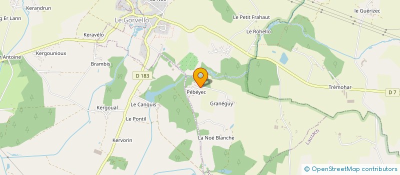 localisation de l'entreprise MAISON D'AFFINAGE BOUCAND  PLOEREN