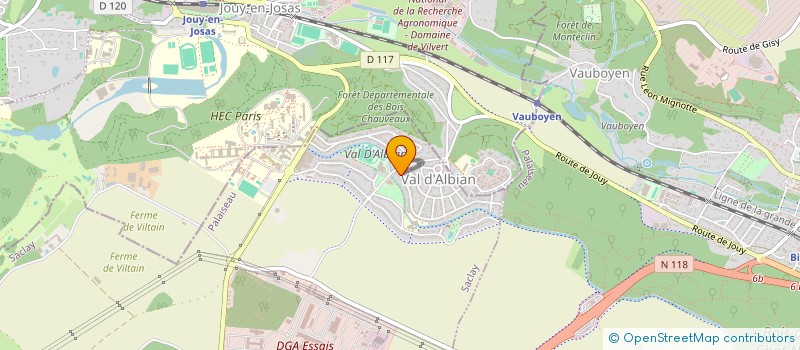 localisation de l'entreprise MAISON D'AIDE D'INFORMATION ET DEVELOPPEMENT D'ARTISTE  SACLAY