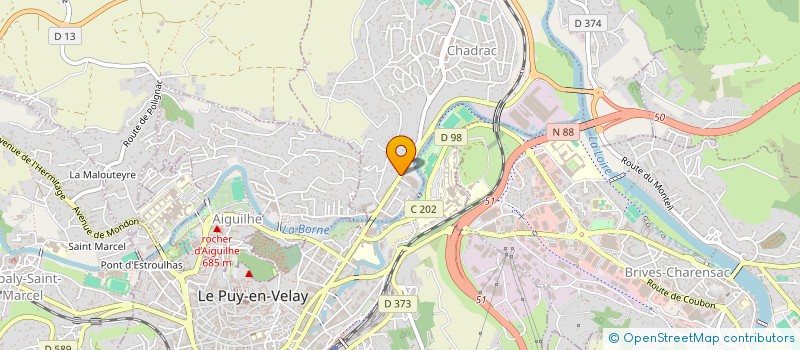 localisation de l'entreprise MAISON D'AINES  CHADRAC