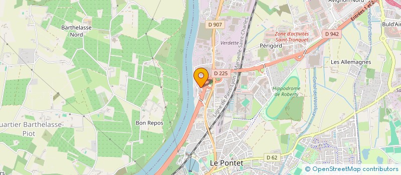 localisation de l'entreprise MAISON D'ALFRED à LE PONTET