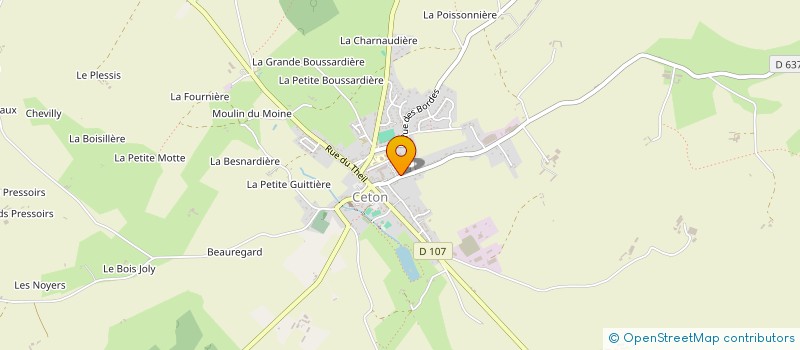localisation de l'entreprise MAISON D'ANGES MALICIEUX à CETON