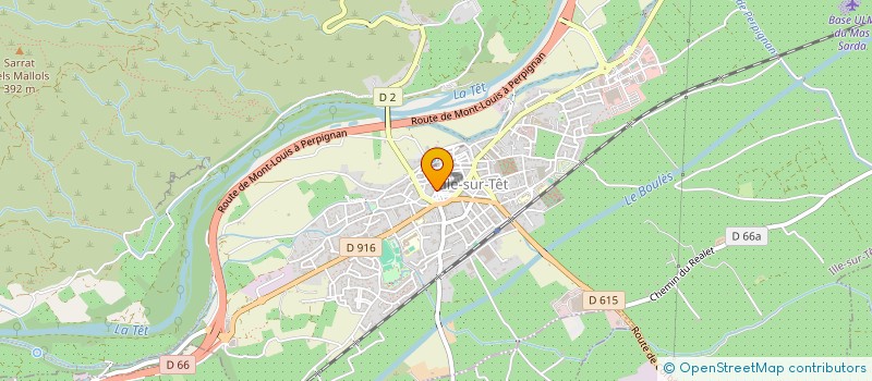 localisation de l'entreprise MAISON D'ARDENA  ILLE-SUR-TET