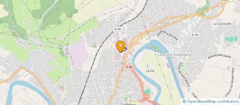 localisation de l'entreprise MAISON D'ART à ALBI