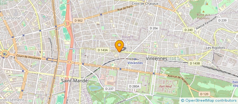 localisation de l'entreprise MAISON D ART ET COMMUNICATION à VINCENNES