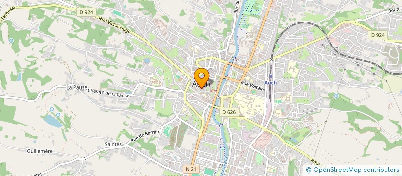 localisation de l'entreprise MAISON D'ART HOGGART  AUCH