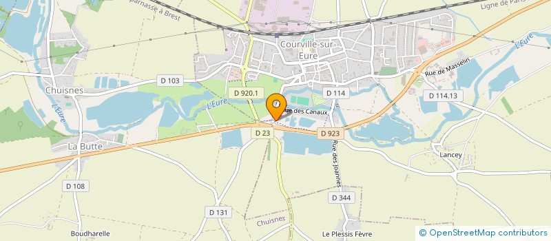 localisation de l'entreprise MAISON D'ASSISTANTE MATERNELLE 123 SOLEIL à COURVILLE-SUR-EURE