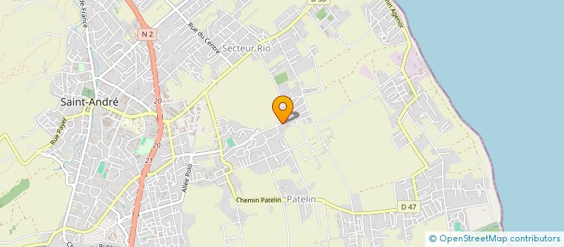 localisation de l'entreprise MAISON D'ASSISTANTE MATERNELLE LES LAPINOUS à SAINT-ANDRE