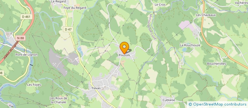 localisation de l'entreprise MAISON D'ASSISTANTE MATERNELLE MAM'AISON DE POUZOLS à MONISTROL-SUR-LOIRE
