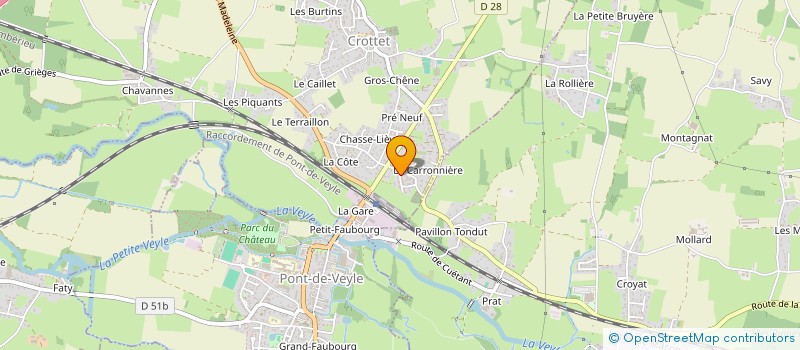 localisation de l'entreprise MAISON D'ASSISTANTE MATERNELLE  MAM' EN REVE  CROTTET