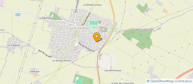 localisation de l'entreprise MAISON D'ASSISTANTE MATERNELLE POMME D'API  SAINT-XANDRE